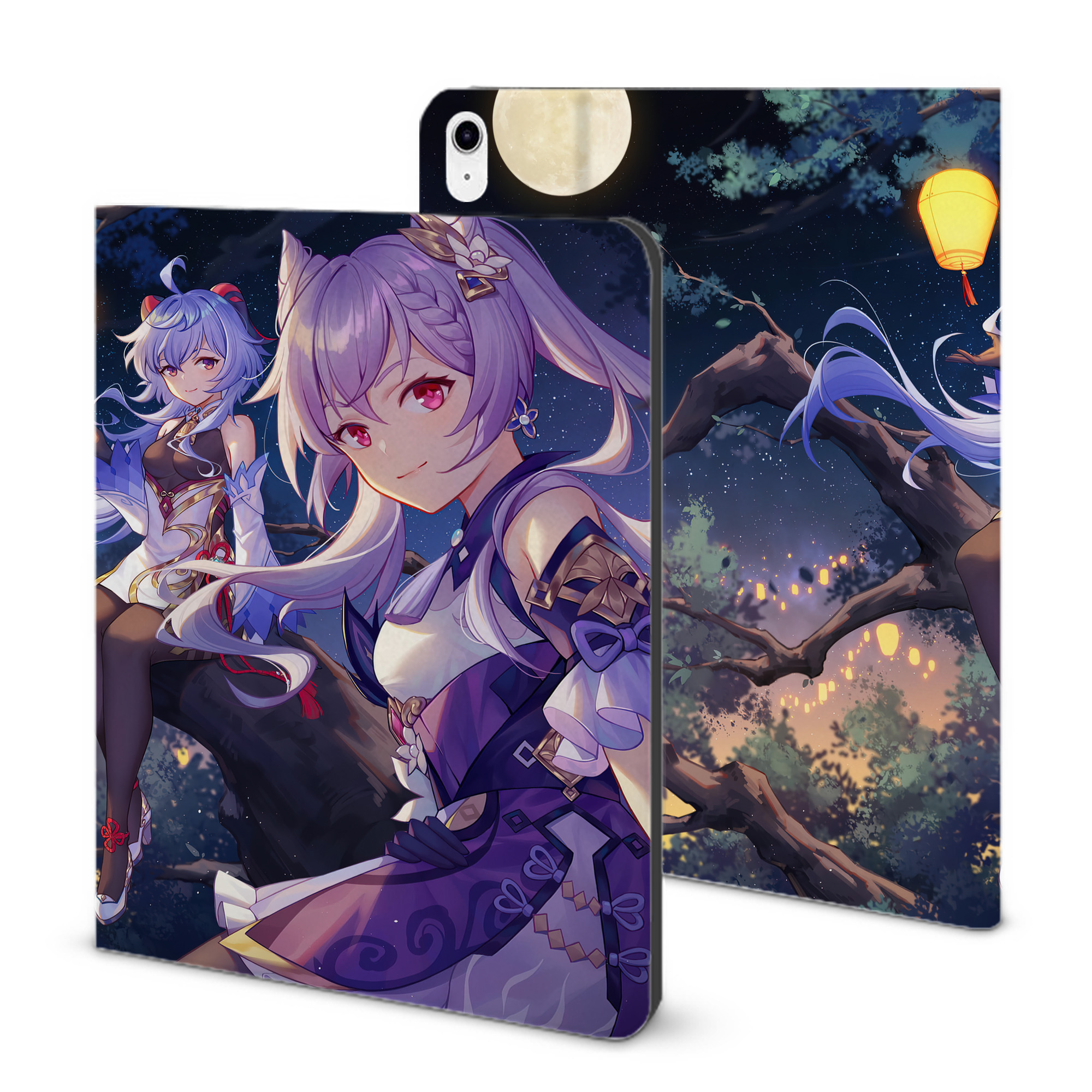 げんし神 genshin IPad ケース ブック型 PUレザー TPU 耐衝撃 軽量 薄型 ペン収納なし 全面保護 IPad 各モデル対応